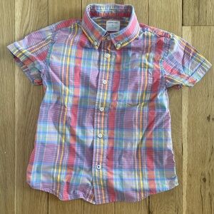 J.Crew Crewcuts Plaid Kids Shirt - XS